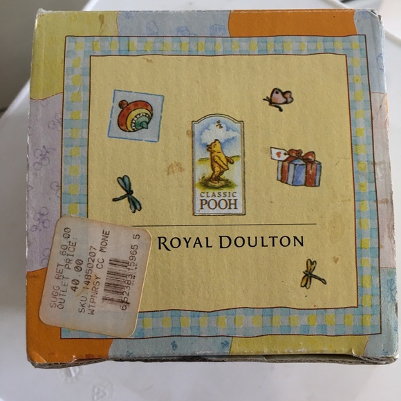 Royal Doulton Winnie the Pooh Christening Bank - IOB - Picture 7 of 11